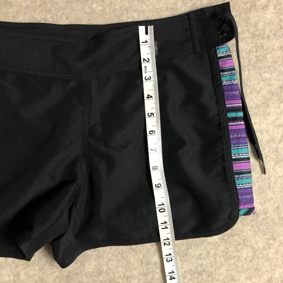 Athleta Boardshorts Swim Striped Stretchy Beach Walking Pocket Size 6 Athletic - Picture 5 of 12